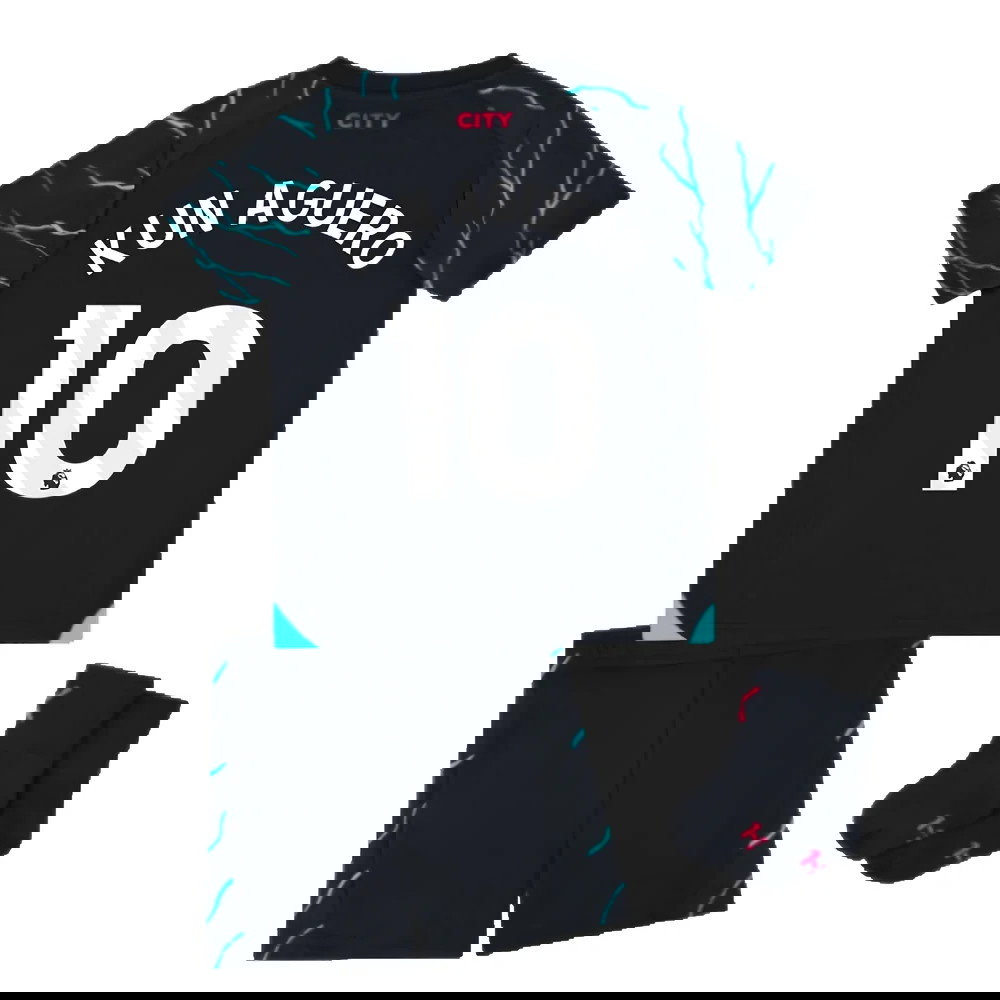 2023-2024 Man City Third Baby Kit (KUN AGUERO 10)