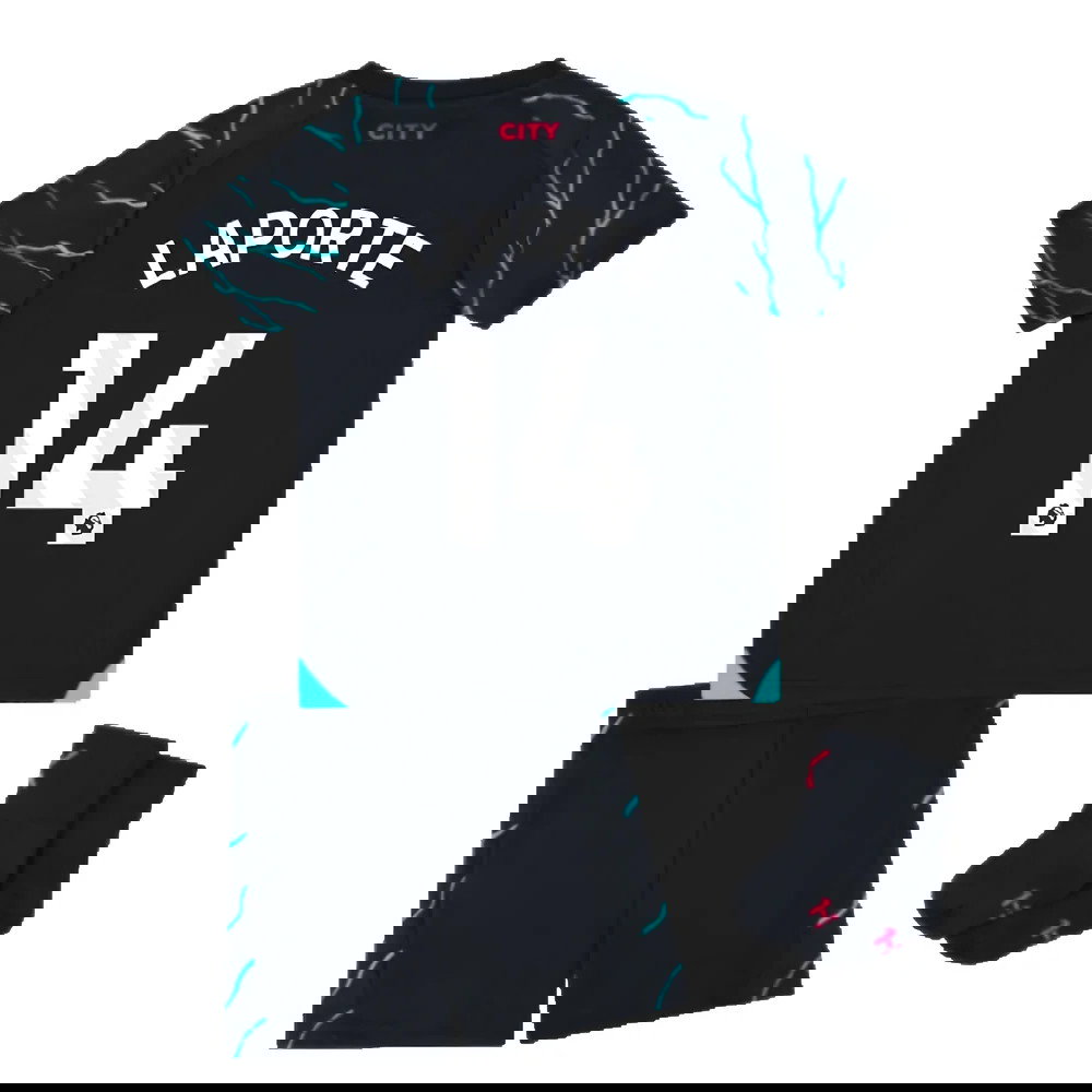 2023-2024 Man City Third Baby Kit (LAPORTE 14)