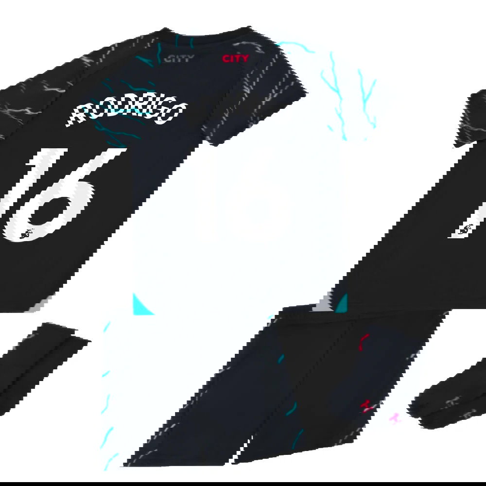 2023-2024 Man City Third Baby Kit (RODRIGO 16)