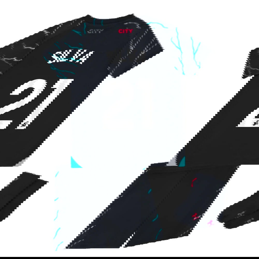 2023-2024 Man City Third Baby Kit (SILVA 21)