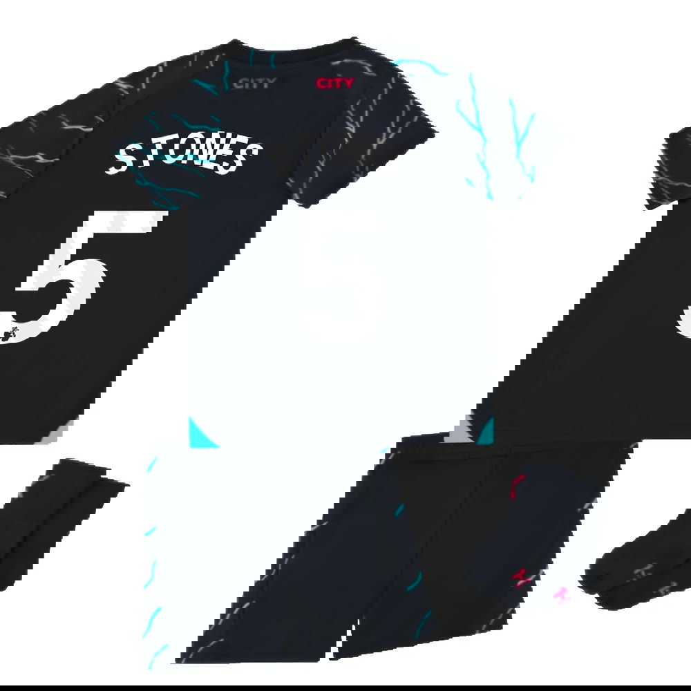 2023-2024 Man City Third Baby Kit (STONES 5)