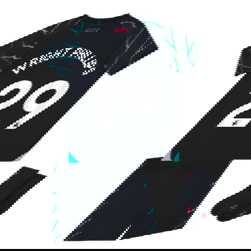2023-2024 Man City Third Baby Kit (WRIGHT PHILLIPS 29)