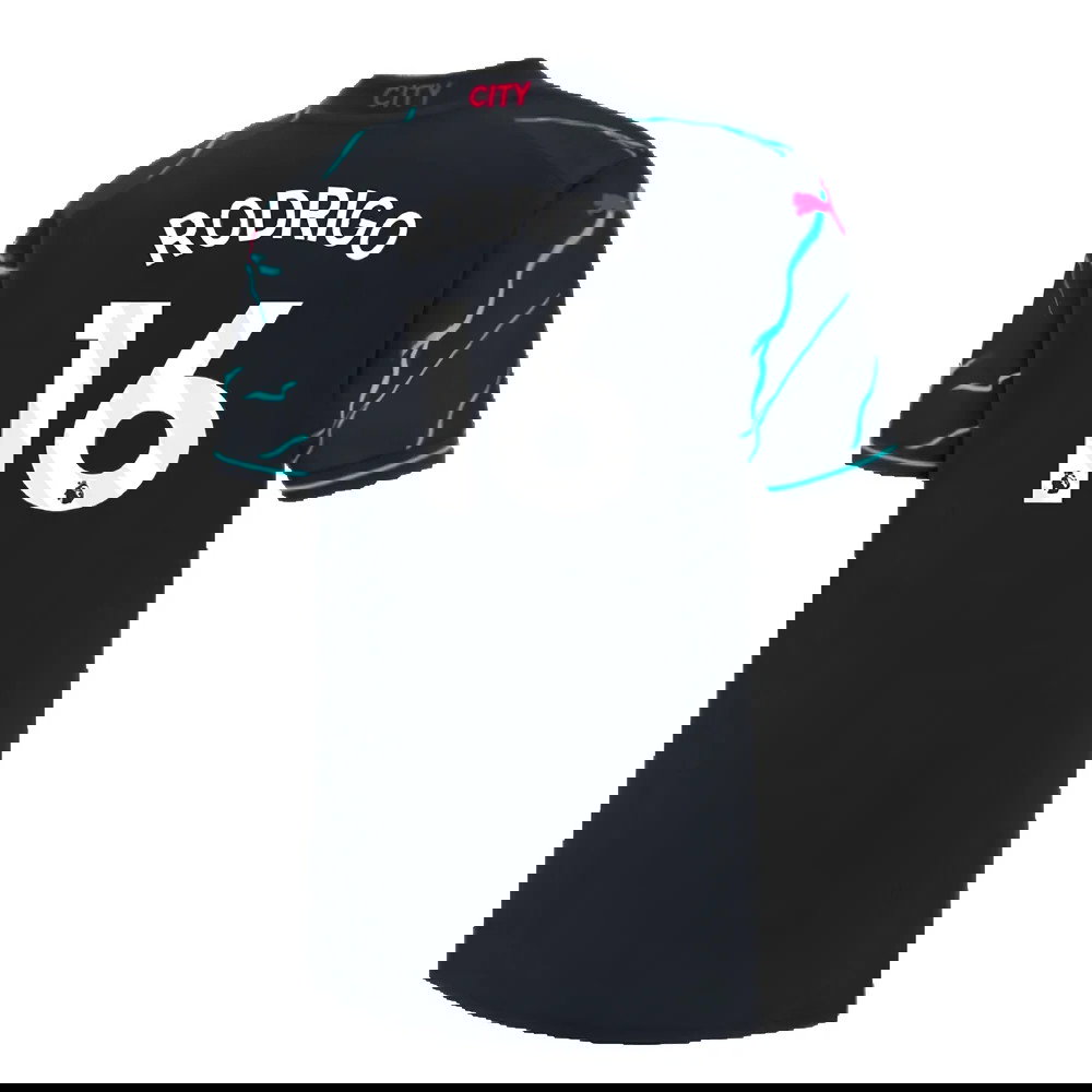 2023-2024 Man City Third Mini Kit (RODRIGO 16)
