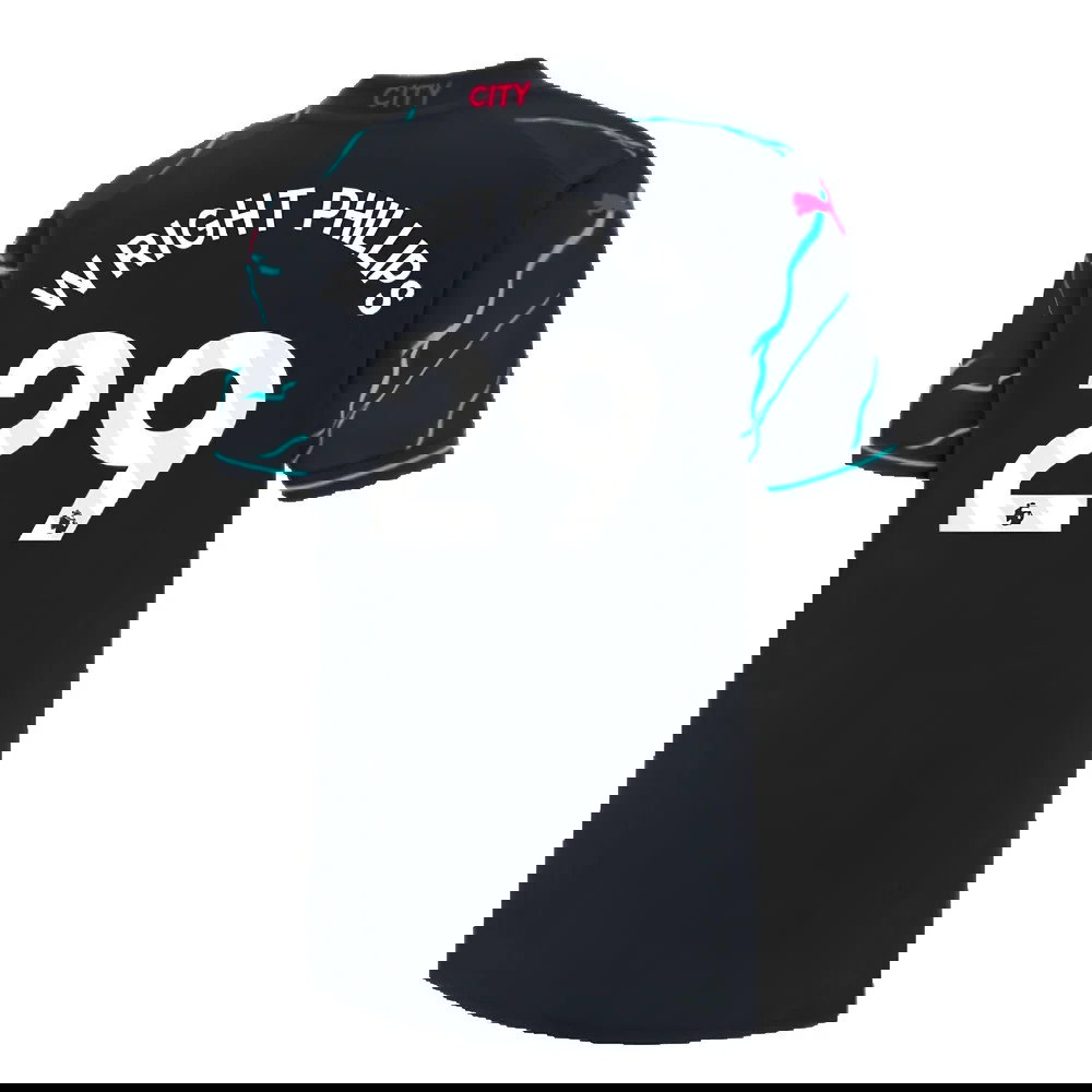 2023-2024 Man City Third Mini Kit (WRIGHT PHILLIPS 29)