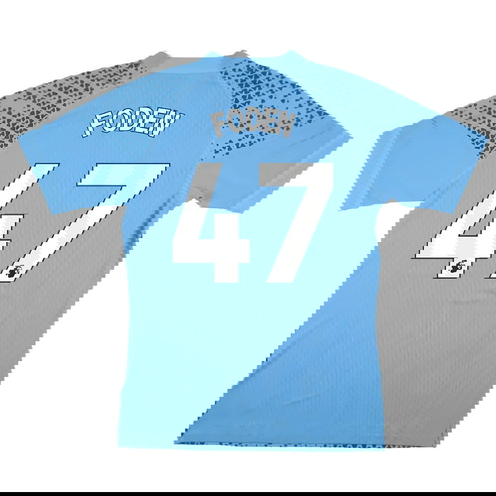 2023-2024 Man City Training Jersey Pro (Light Blue) (FODEN 47)