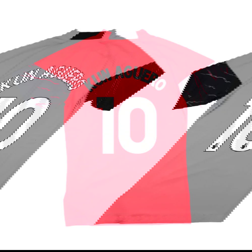 2023-2024 Man City Training Jersey Pro (Sunset Glow) (KUN AGUERO 10)