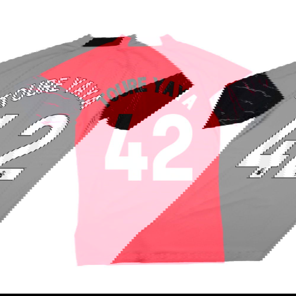 2023-2024 Man City Training Jersey Pro (Sunset Glow) (TOURE YAYA 42)