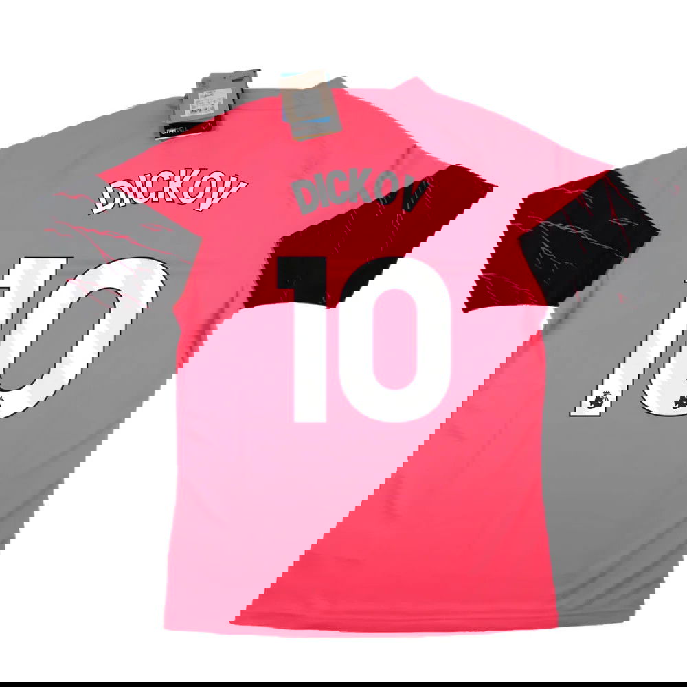 2023-2024 Man City Training Jersey (Sunset Glow) (DICKOV 10)