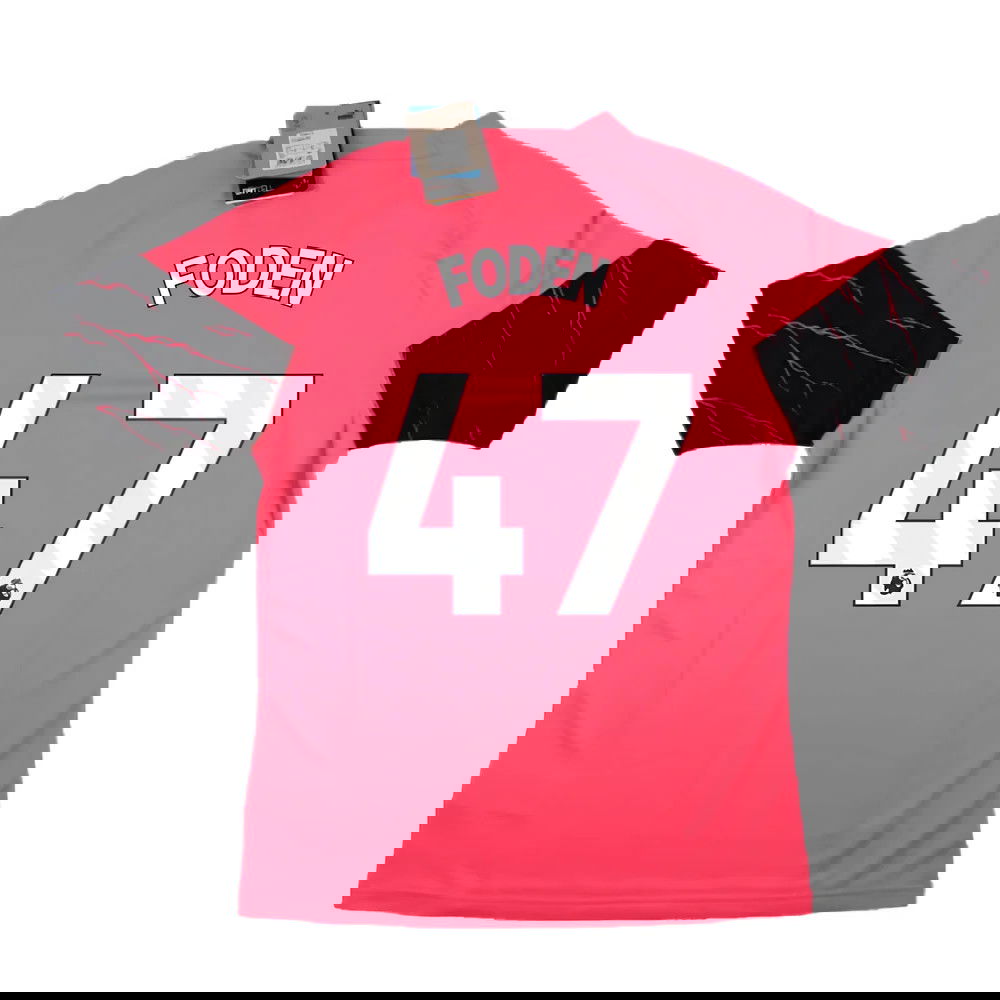 2023-2024 Man City Training Jersey (Sunset Glow) (FODEN 47)