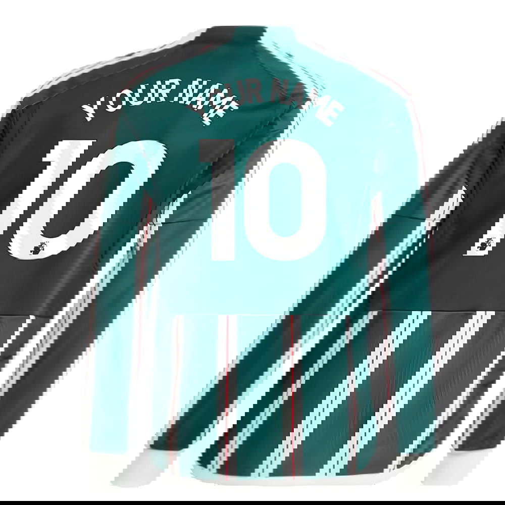 2023-2024 Man Utd Away Long Sleeve Shirt (Kids) (Your Name)