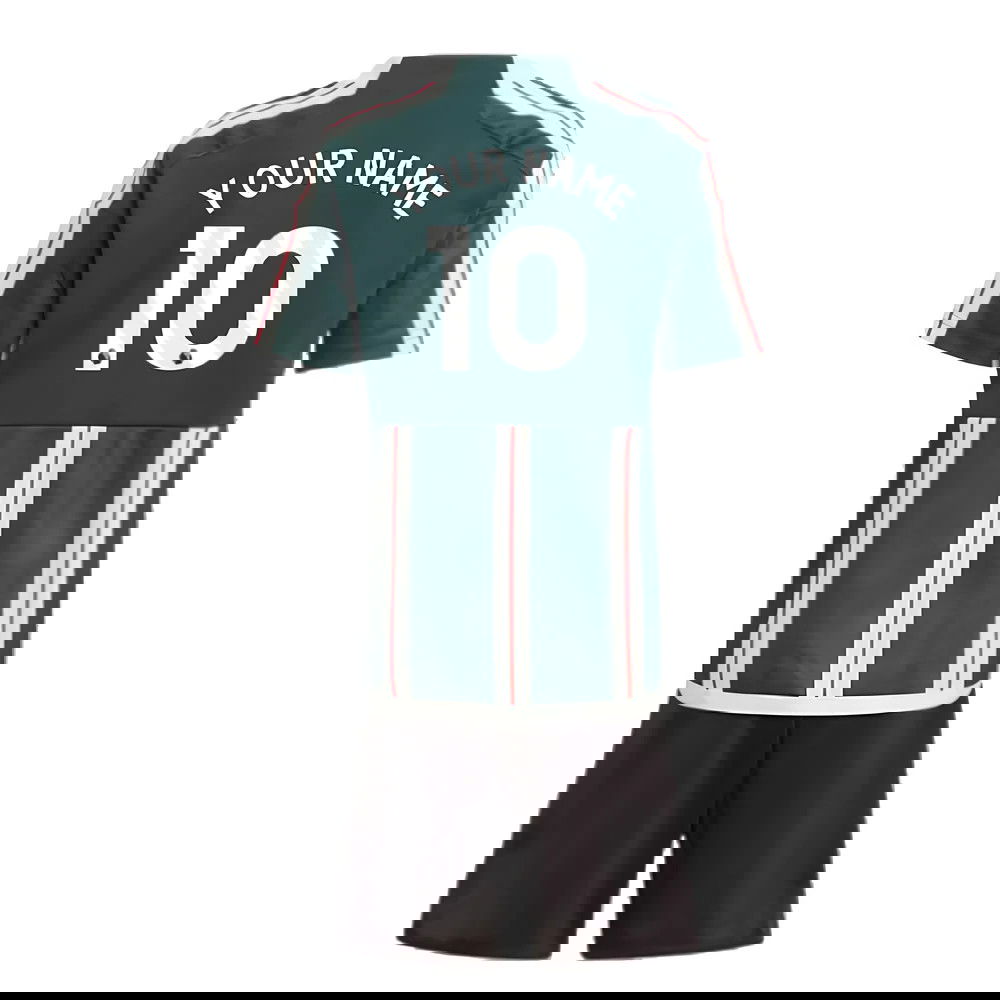 2023-2024 Man Utd Away Mini Kit (Your Name)