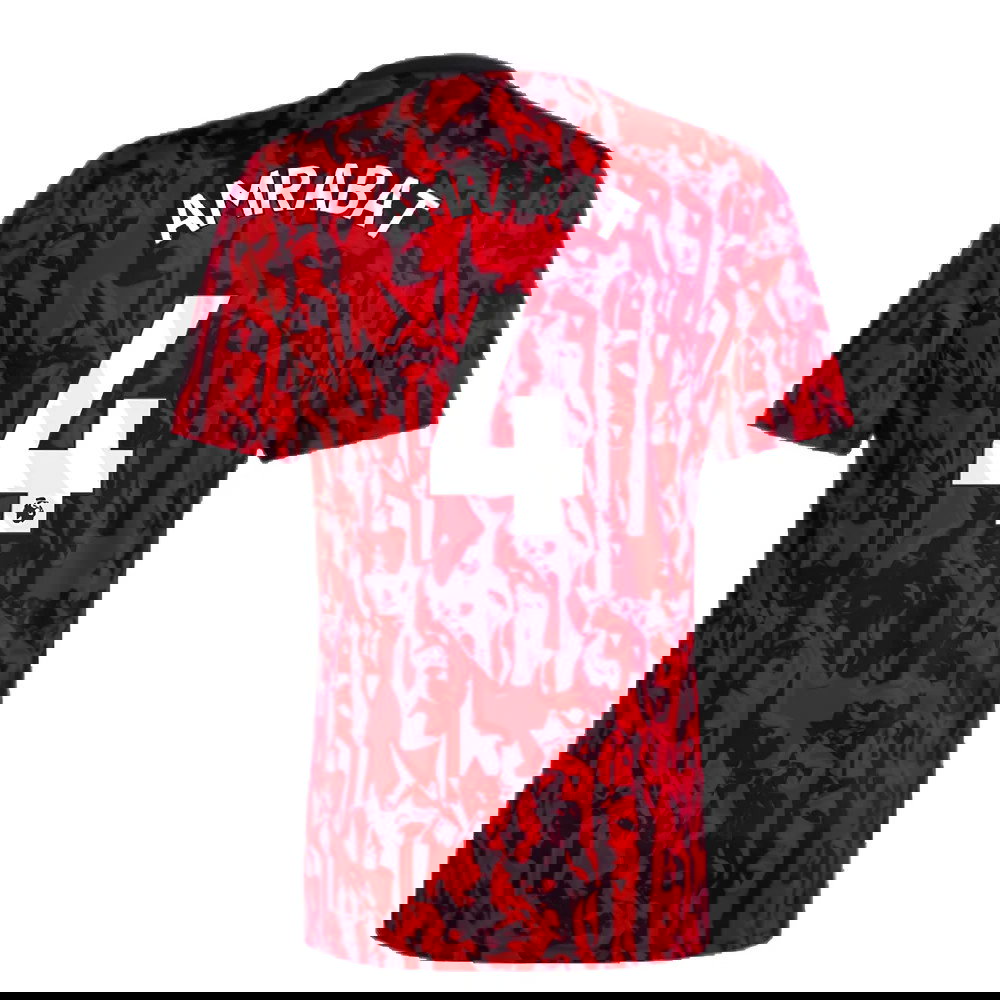 2023-2024 Man Utd Pre-Match Shirt (Red) (Amrabat 4)