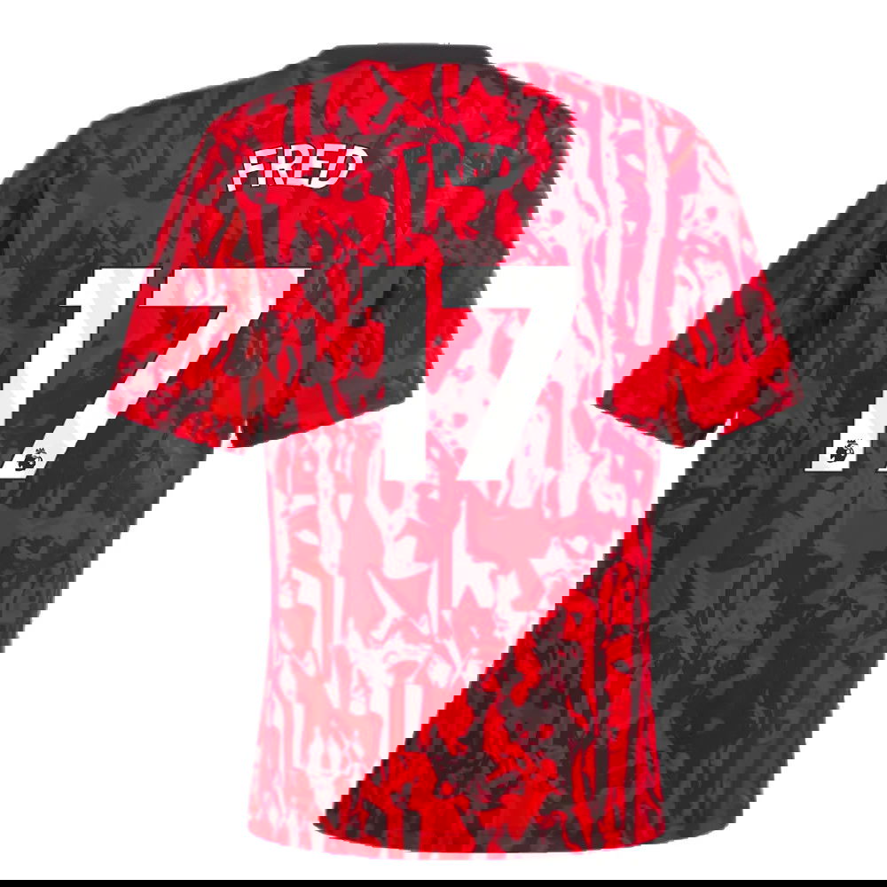 2023-2024 Man Utd Pre-Match Shirt (Red) - Kids (Fred 17)