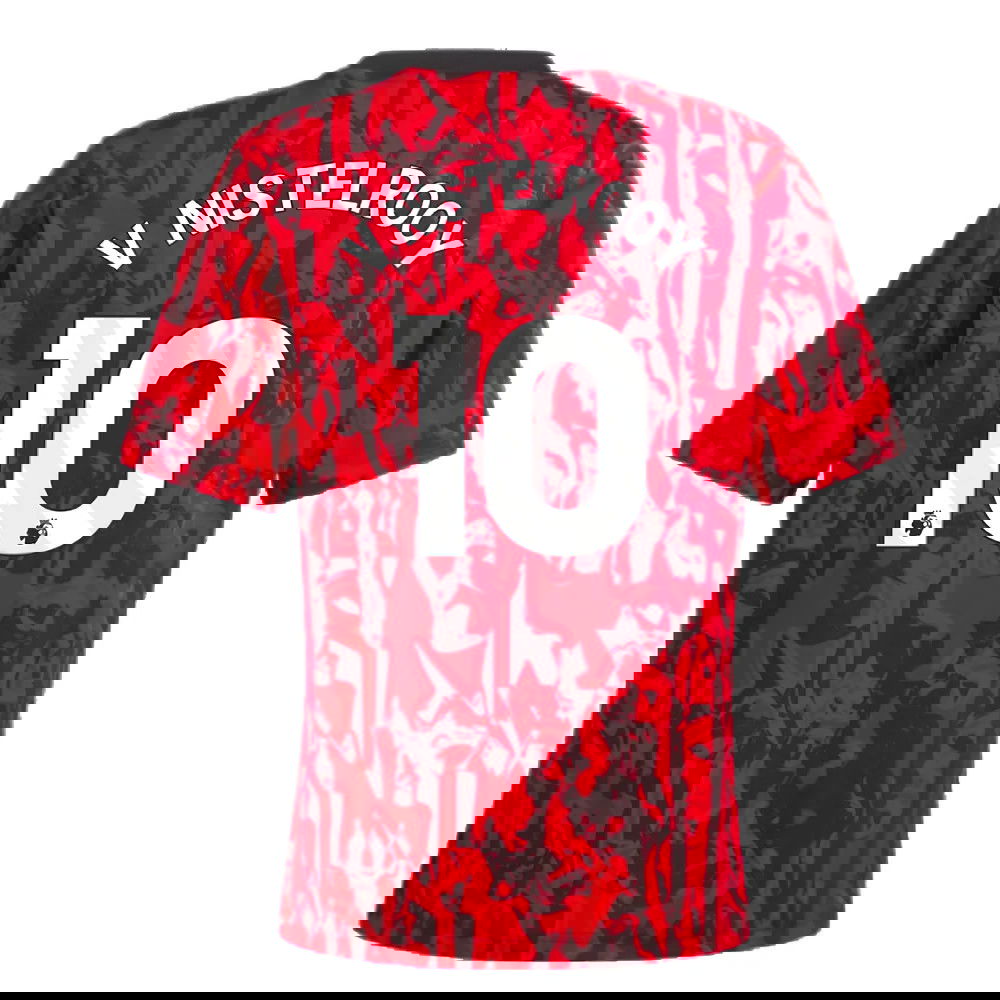 2023-2024 Man Utd Pre-Match Shirt (Red) - Kids (V Nistelrooy 10)