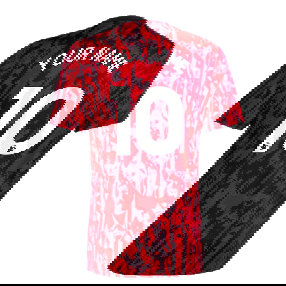 2023-2024 Man Utd Pre-Match Shirt (Red) (Your Name)