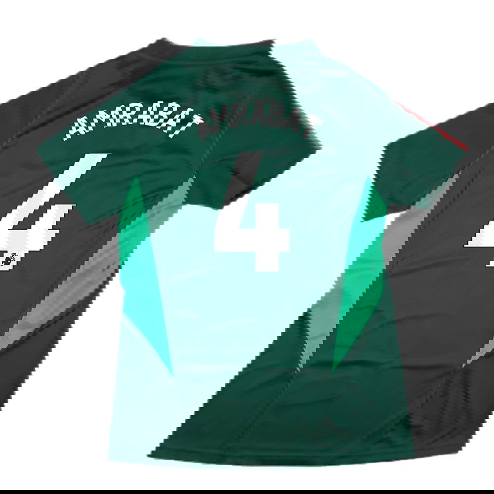 2023-2024 Man Utd Training Shirt (Green) - Ladies (Amrabat 4)