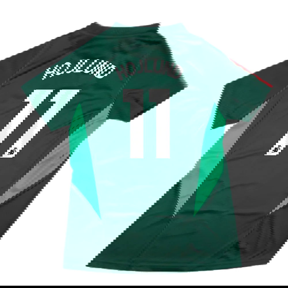 2023-2024 Man Utd Training Shirt (Green) - Ladies (Hojlund 11)