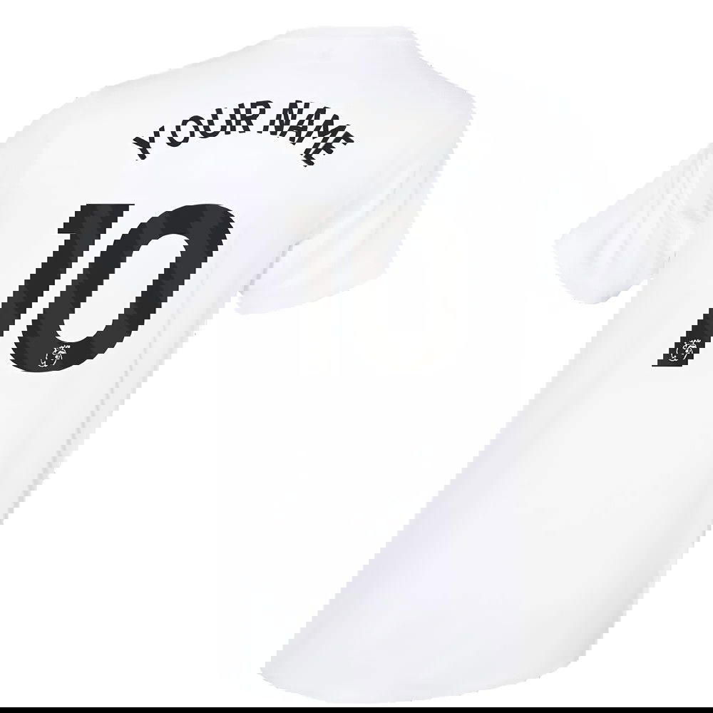 2023-2024 Man Utd Training Tee (White) (Your Name)