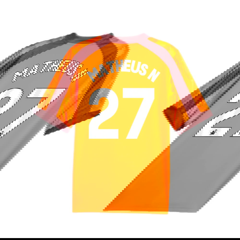2023-2024 Manchester City eSports Jersey (Orange) (Matheus N 27)