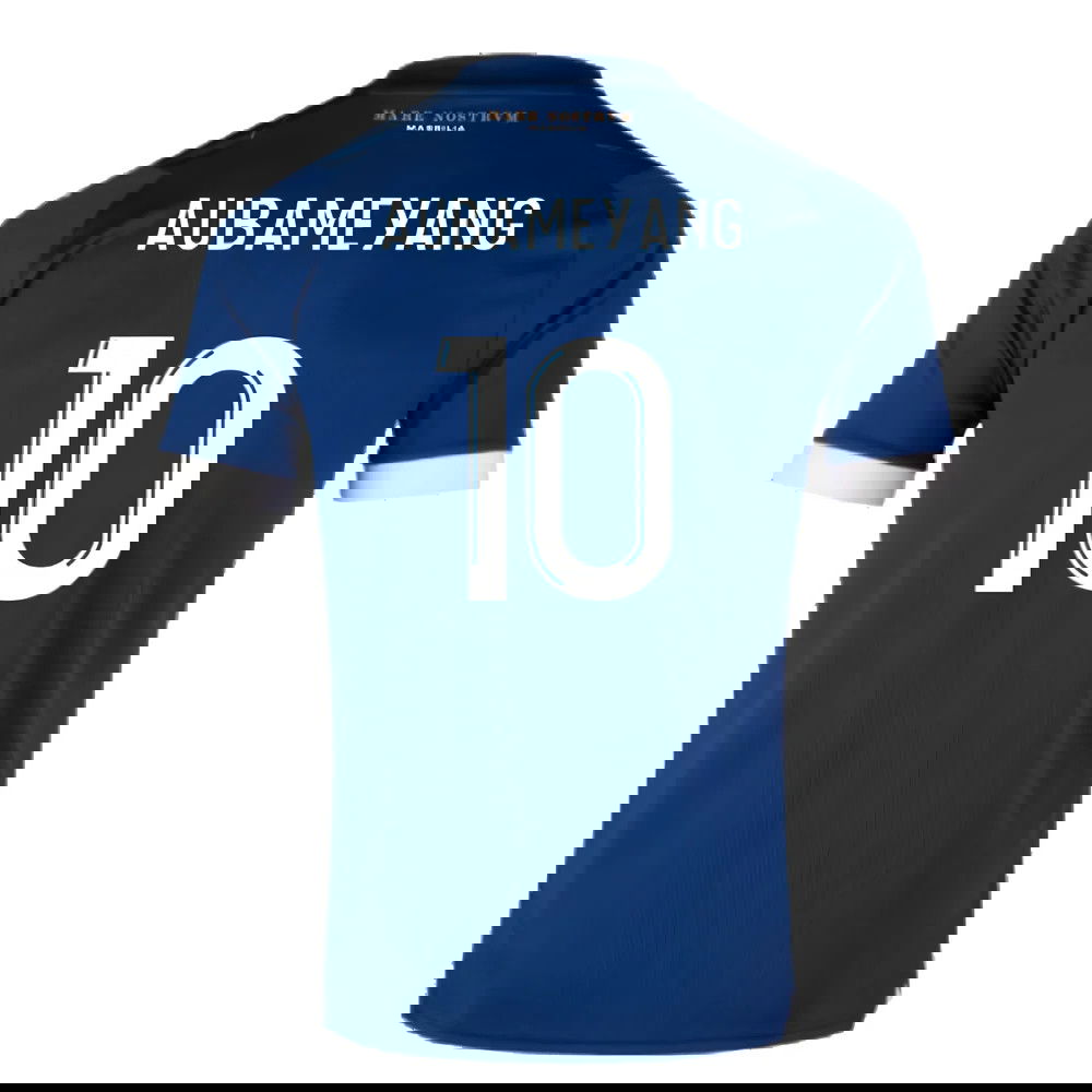 2023-2024 Marseille Away Shirt (Kids) (Aubameyang 10)