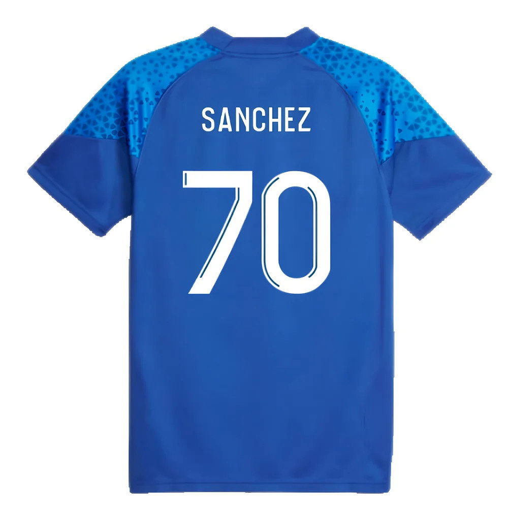 2023-2024 Marseille Training Jersey (Blue) (Sanchez 70)