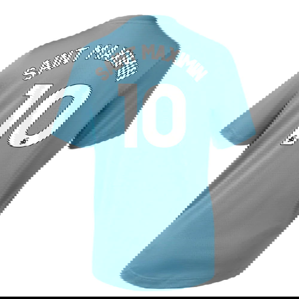 2023-2024 Newcastle Players Training Tee (Bluestone) - Kids (Saint Maximin 10)