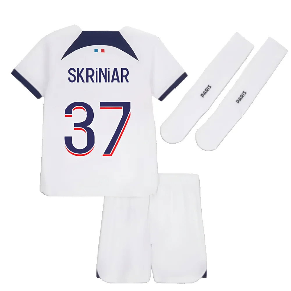 2023-2024 PSG Away Little Boys Mini Kit (Skriniar 37)