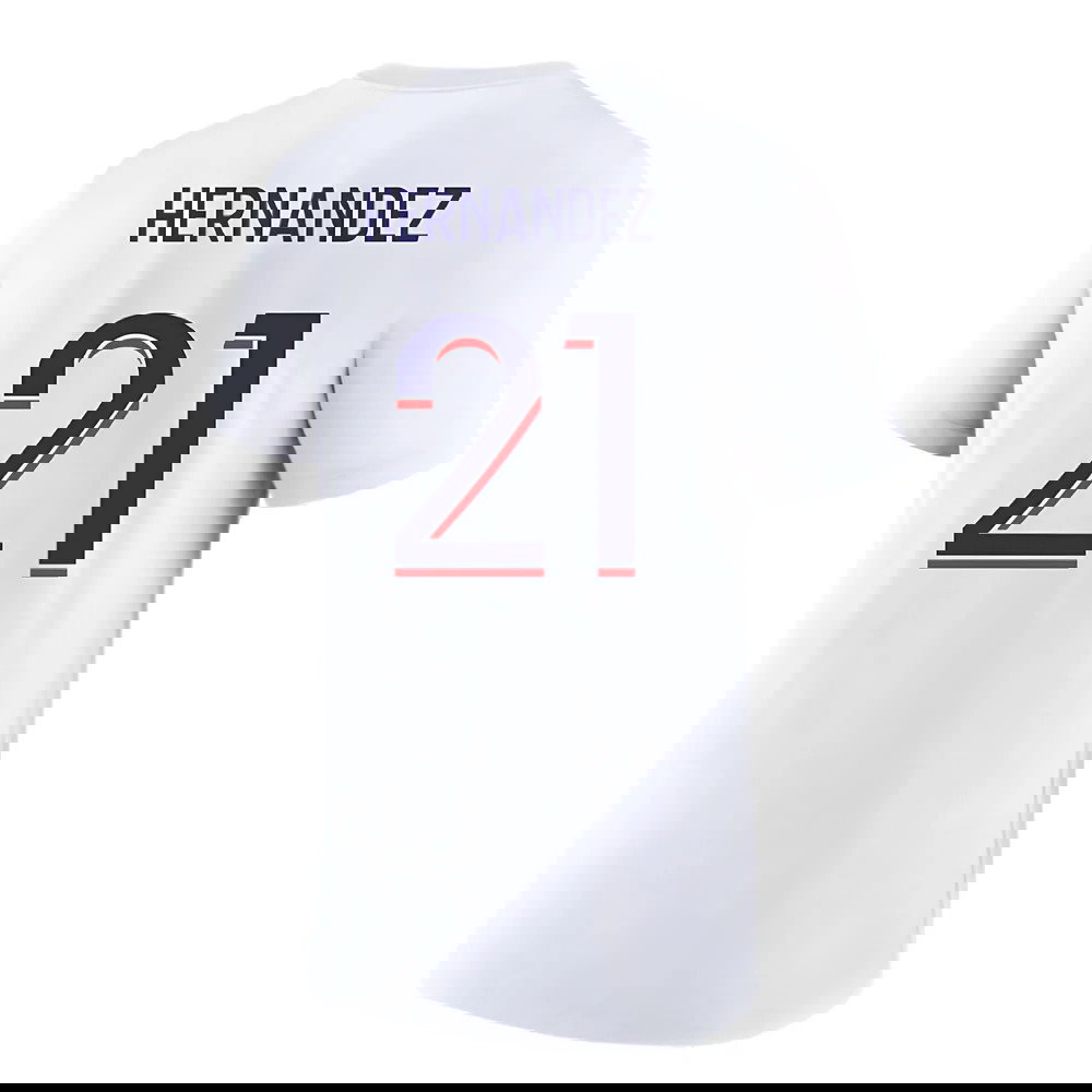 2023-2024 PSG Premium Essentials T-shirt (White) (Hernandez 21)