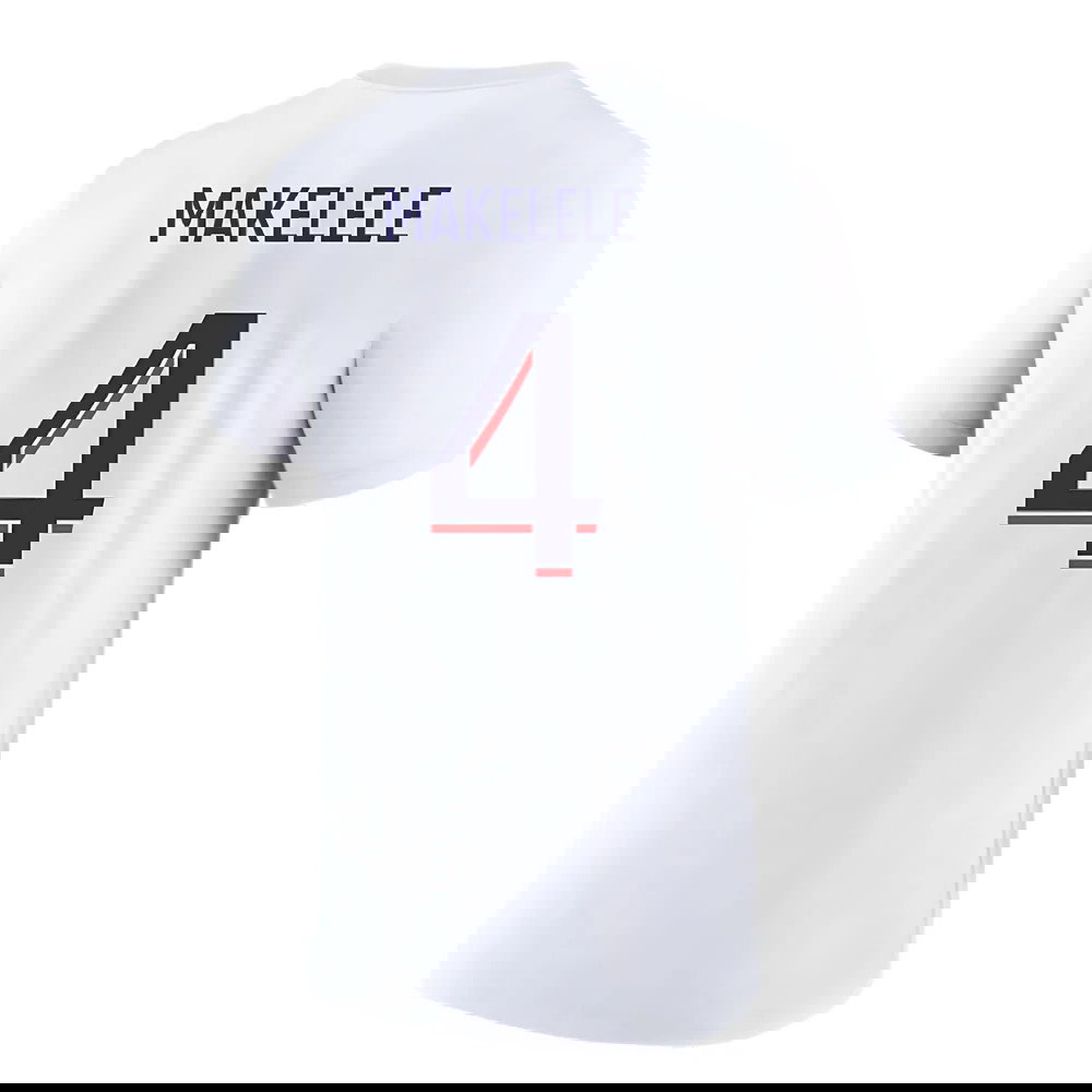 2023-2024 PSG Premium Essentials T-shirt (White) (Makelele 4)