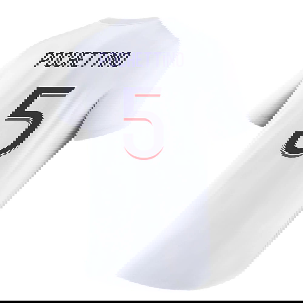 2023-2024 PSG Premium Essentials T-shirt (White) (Pochettino 5)