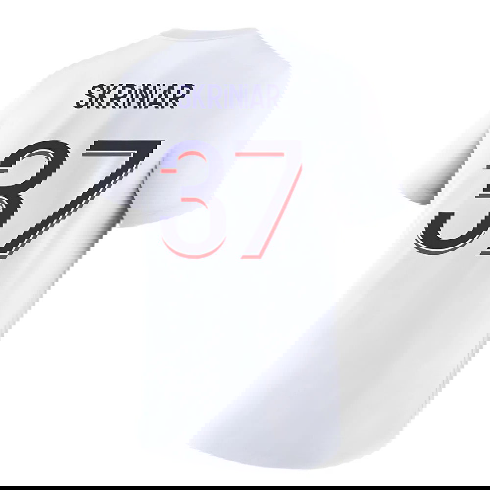 2023-2024 PSG Premium Essentials T-shirt (White) (Skriniar 37)