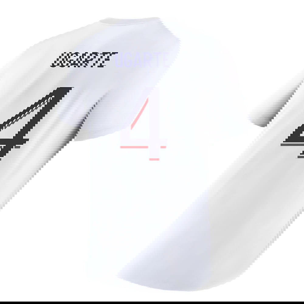 2023-2024 PSG Premium Essentials T-shirt (White) (Ugarte 4)