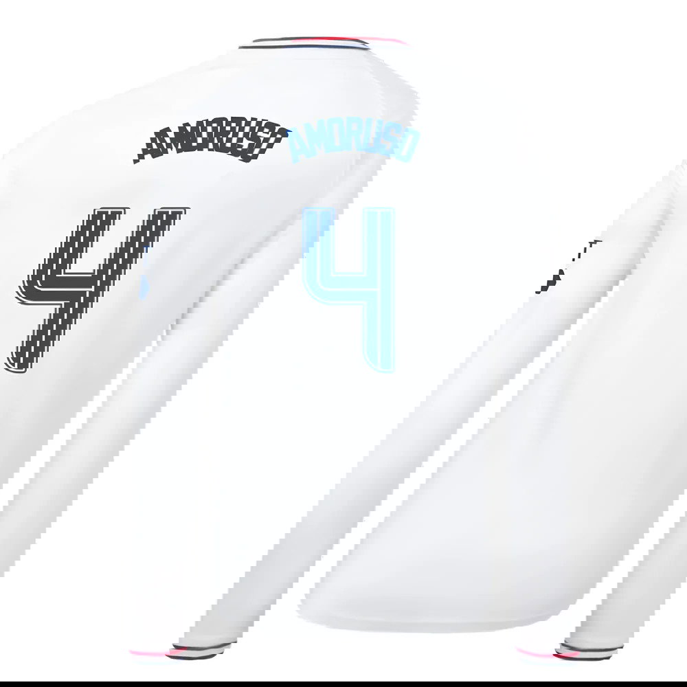 2023-2024 Rangers Away Long Sleeve Shirt (Kids) (Amoruso 4)