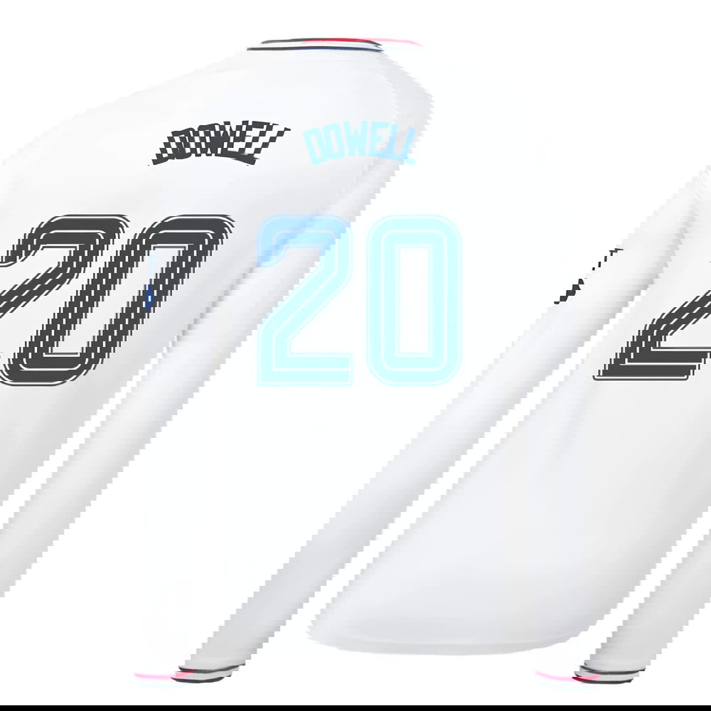 2023-2024 Rangers Away Long Sleeve Shirt (Kids) (Dowell 20)