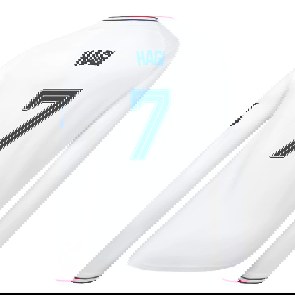 2023-2024 Rangers Away Long Sleeve Shirt (Kids) (Hagi 7)