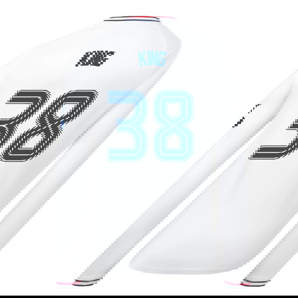 2023-2024 Rangers Away Long Sleeve Shirt (Kids) (King 38)