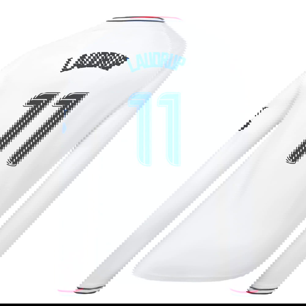 2023-2024 Rangers Away Long Sleeve Shirt (Kids) (Laudrup 11)