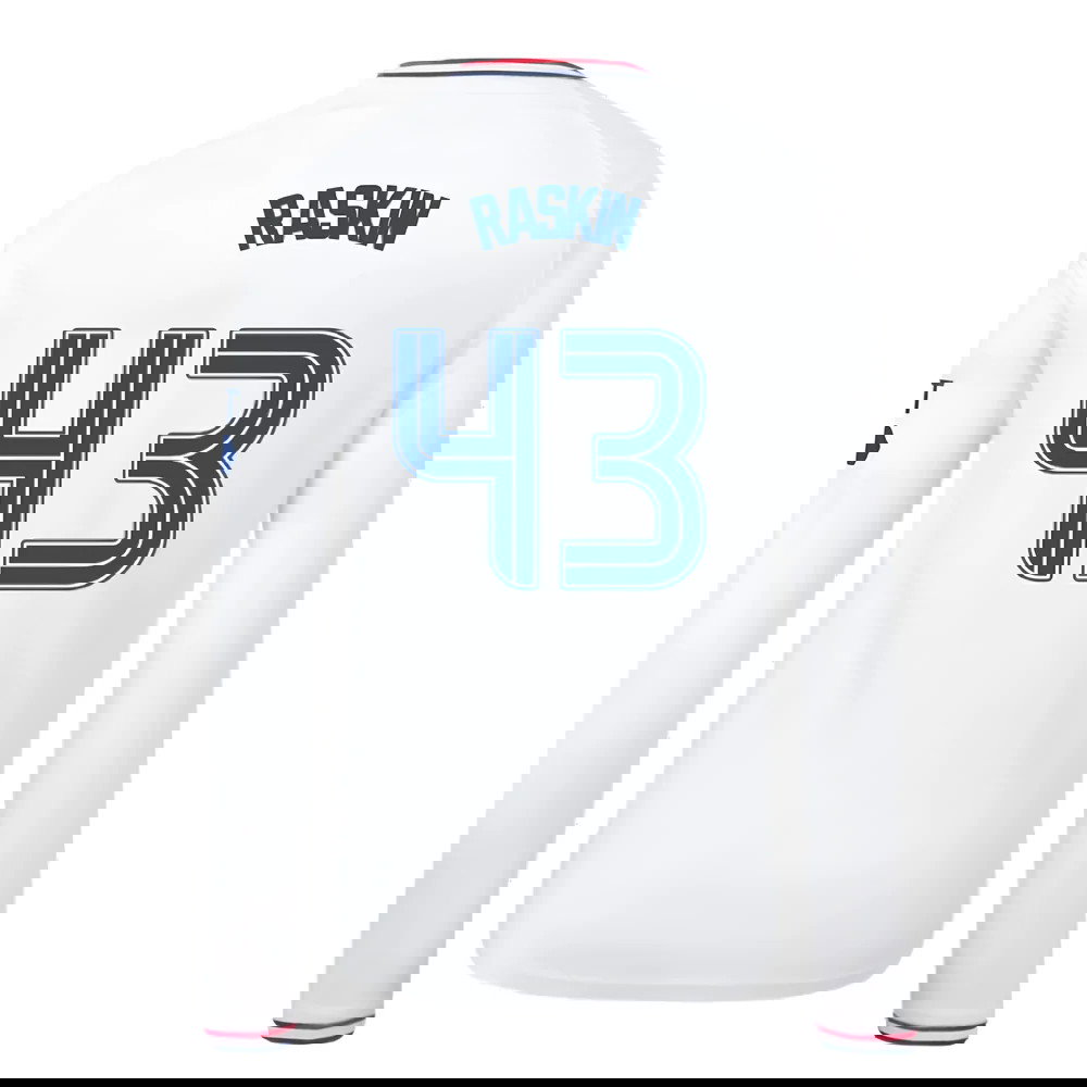 2023-2024 Rangers Away Long Sleeve Shirt (Kids) (Raskin 43)