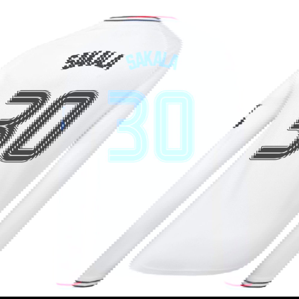 2023-2024 Rangers Away Long Sleeve Shirt (Kids) (Sakala 30)