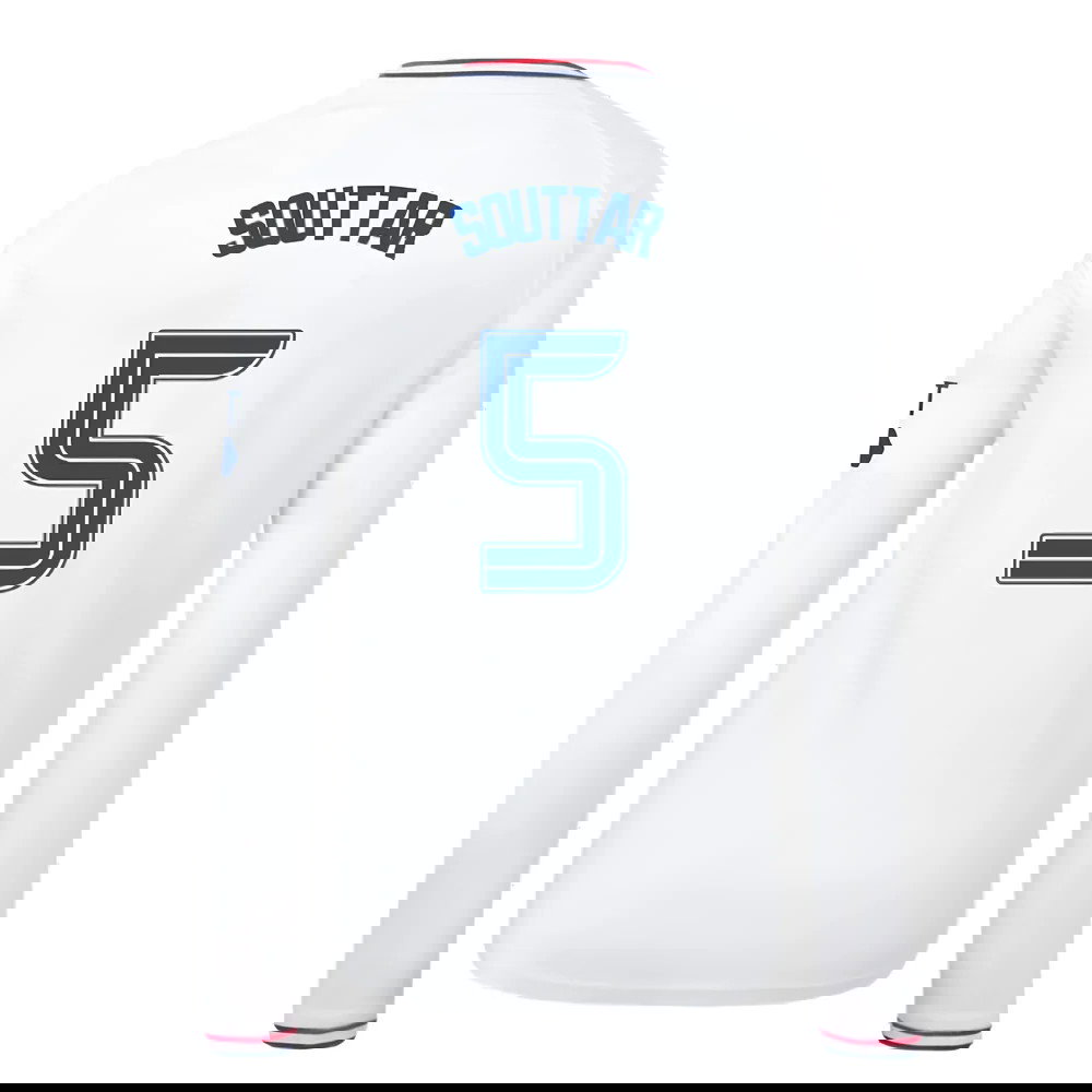 2023-2024 Rangers Away Long Sleeve Shirt (Kids) (Souttar 5)