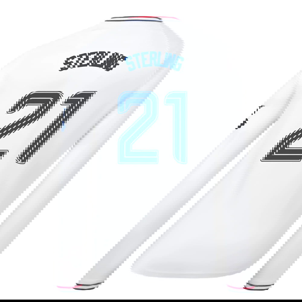 2023-2024 Rangers Away Long Sleeve Shirt (Kids) (Sterling 21)