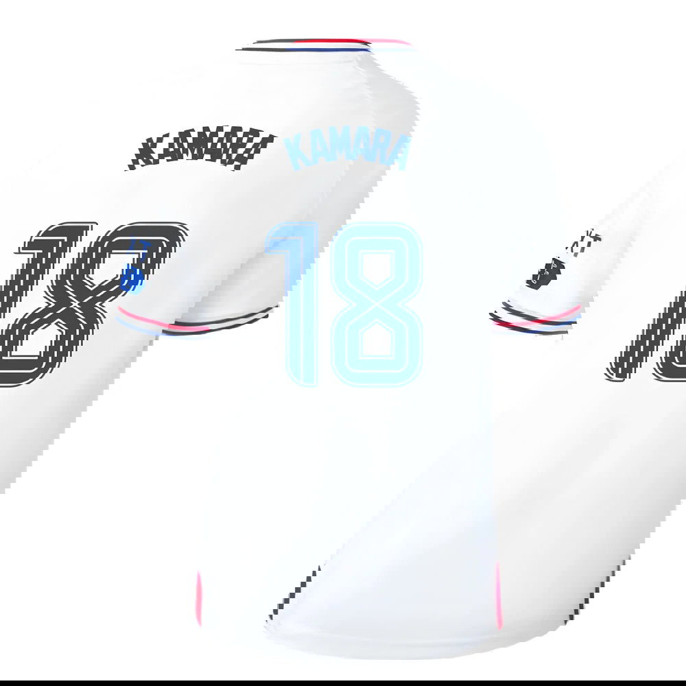 2023-2024 Rangers Away Shirt (Kids) (Kamara 18)