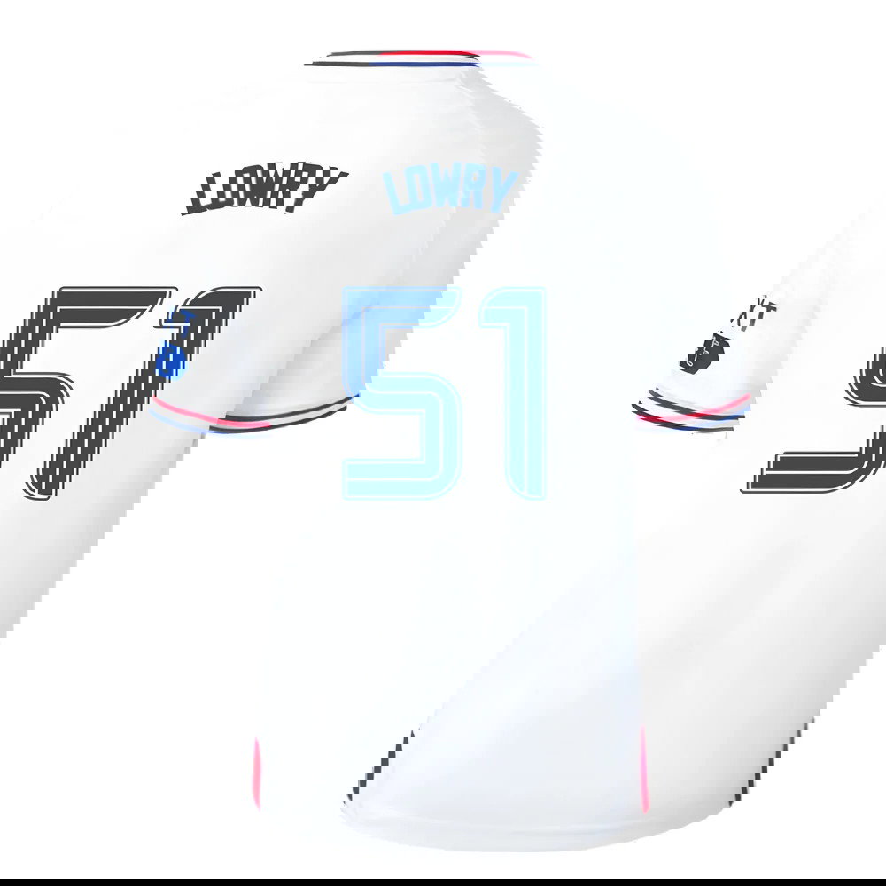 2023-2024 Rangers Away Shirt (Kids) (Lowry 51)