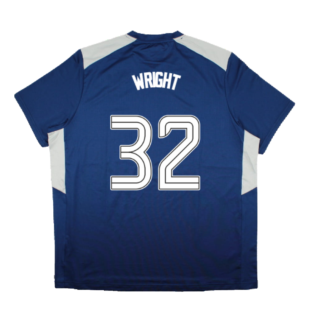 2023-2024 Rangers Coaches Match Day Tee (Blue) (Wright 32)