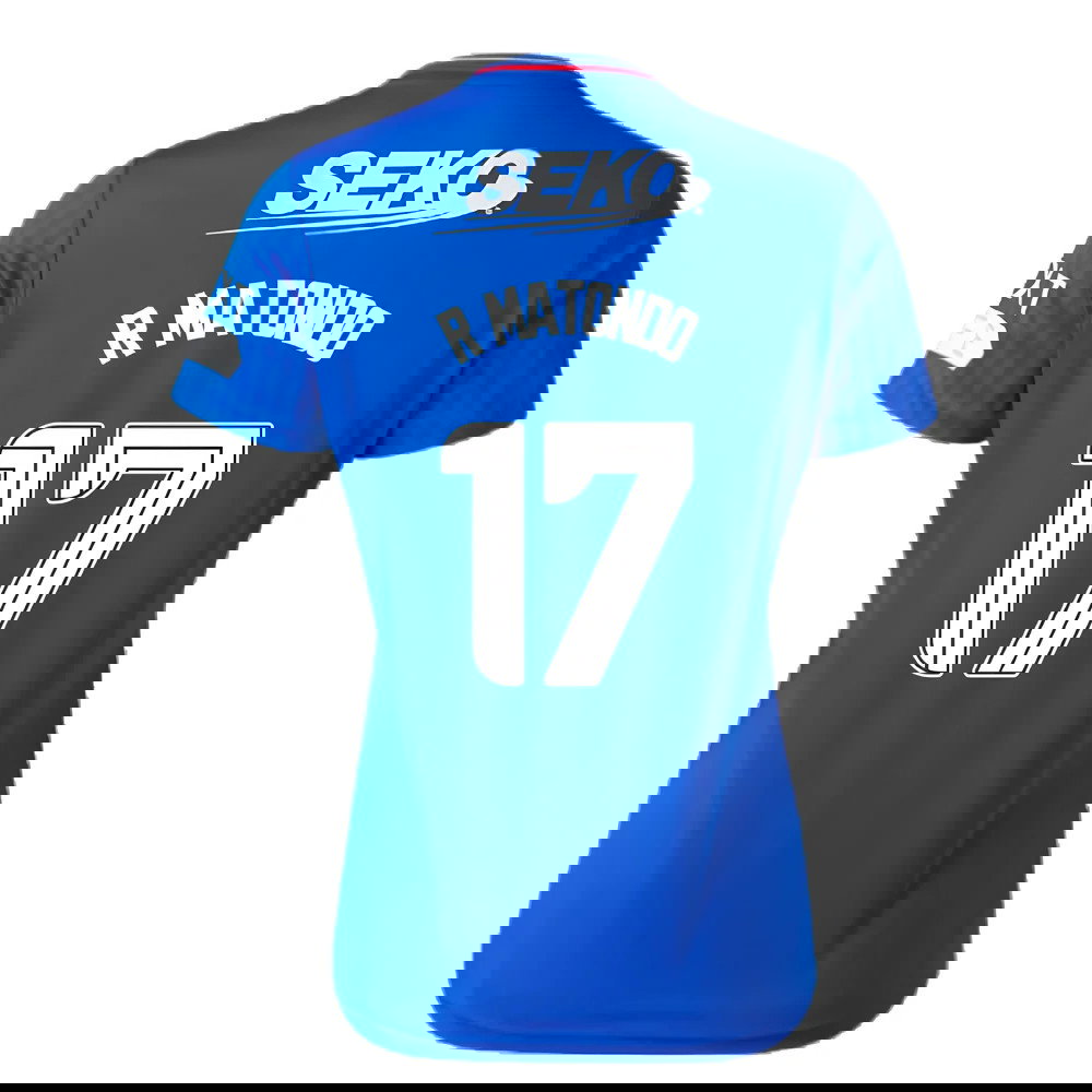 2023-2024 Rangers Home Shirt (Ladies) (R Matondo 17)