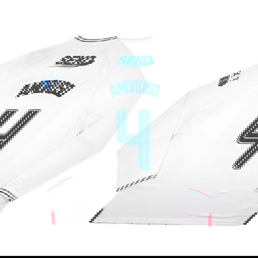 2023-2024 Rangers Long Sleeve Away Shirt (Amoruso 4)