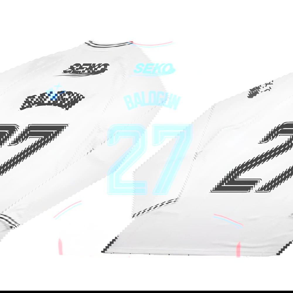 2023-2024 Rangers Long Sleeve Away Shirt (Balogun 27)