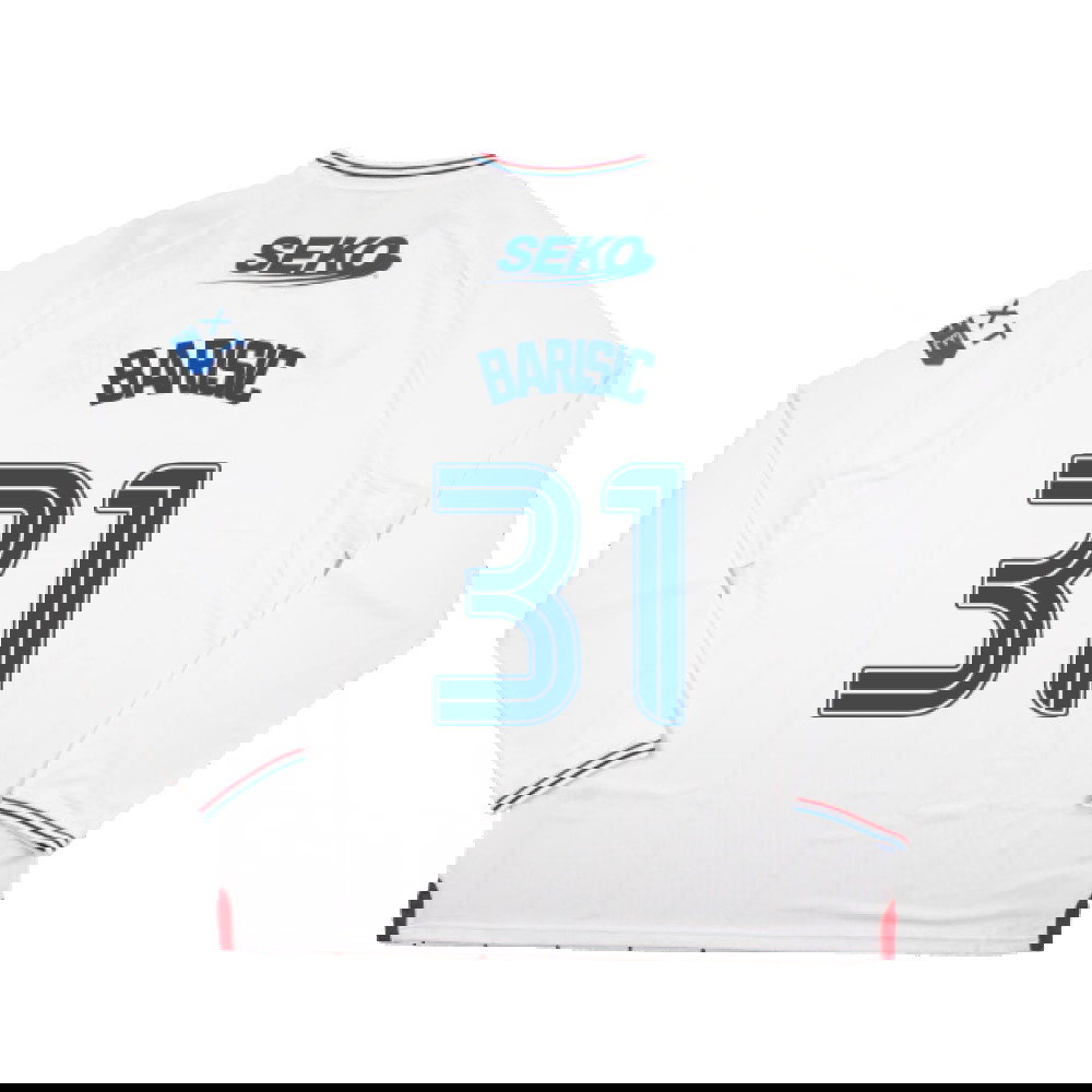 2023-2024 Rangers Long Sleeve Away Shirt (Barisic 31)
