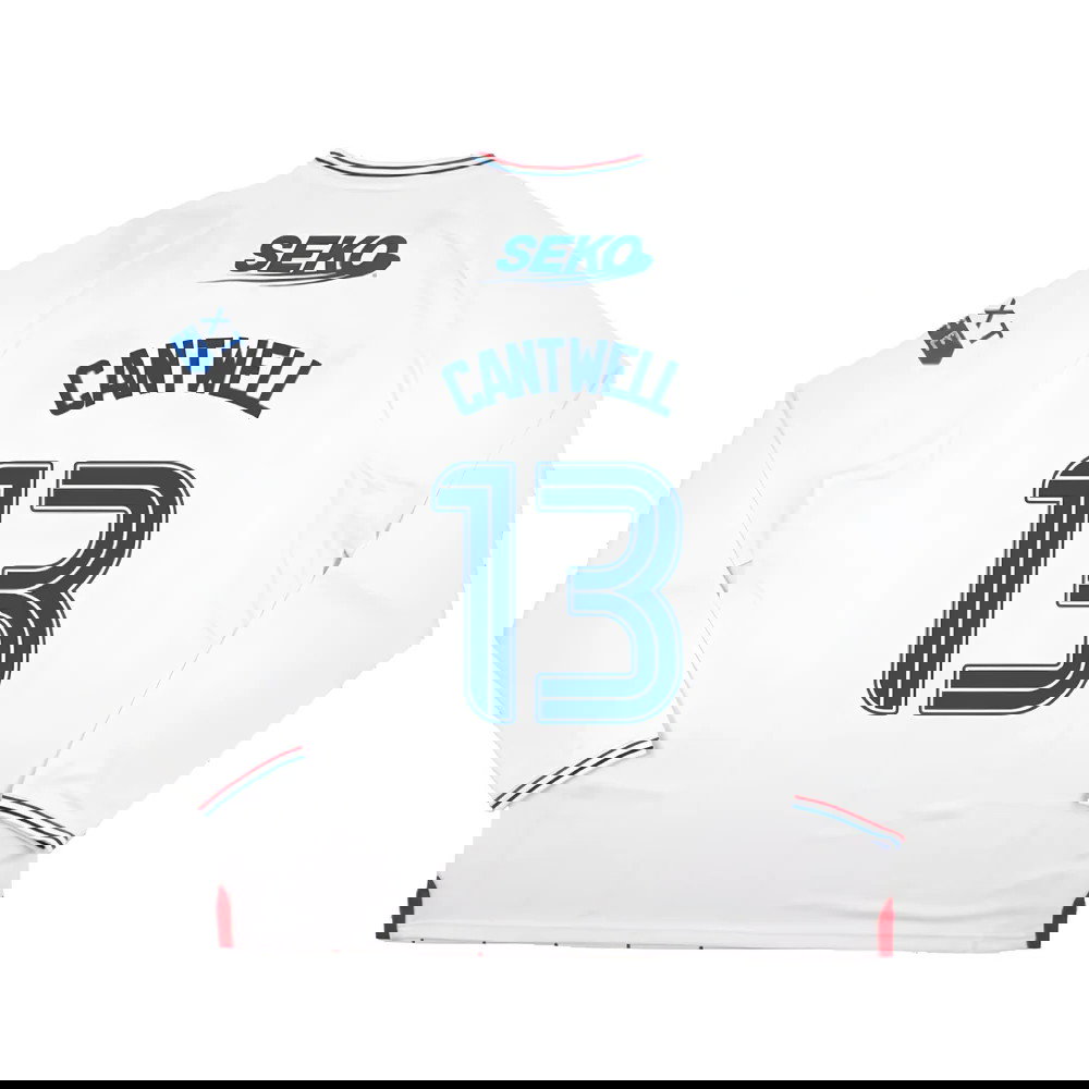 2023-2024 Rangers Long Sleeve Away Shirt (Cantwell 13)