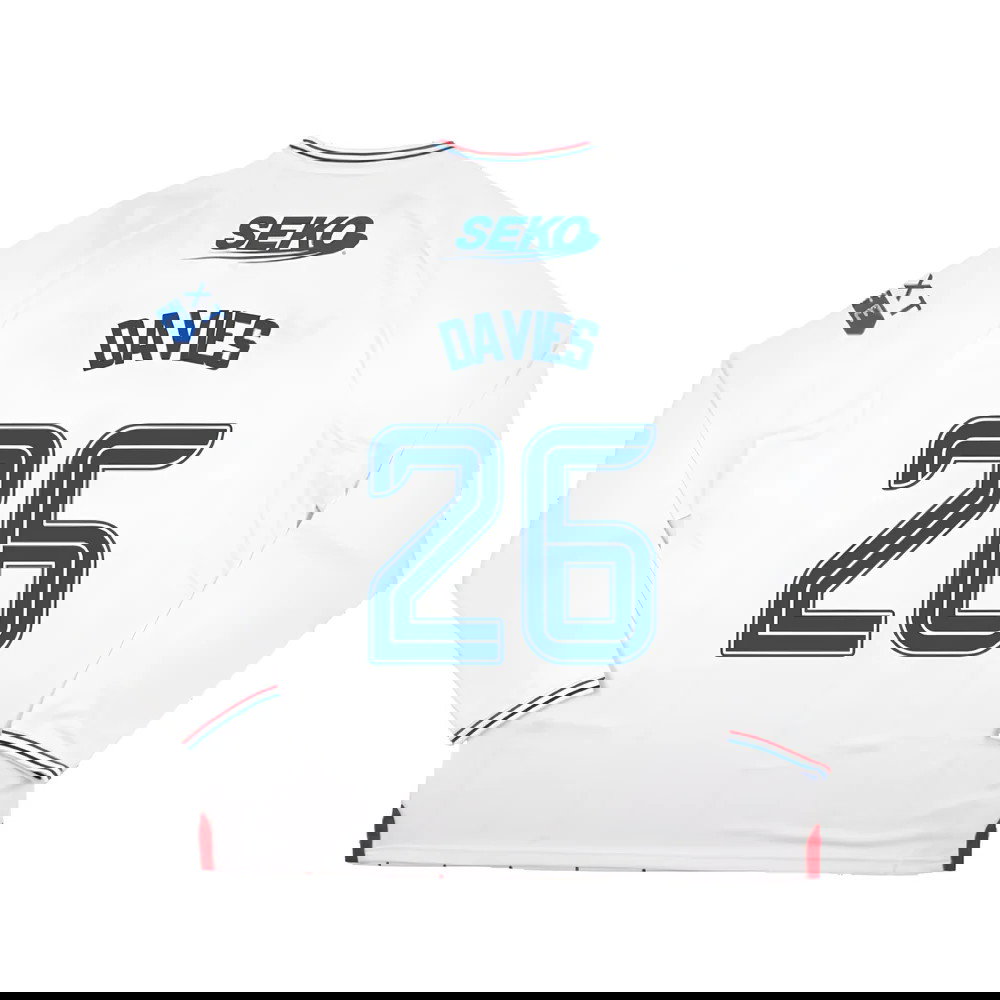 2023-2024 Rangers Long Sleeve Away Shirt (Davies 26)